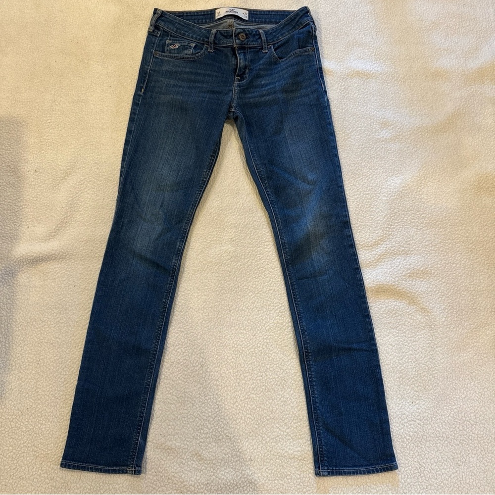 Hollister Skinny Jean Medium Wash Blue Denim Jeans Women's Size 5R W27 L33